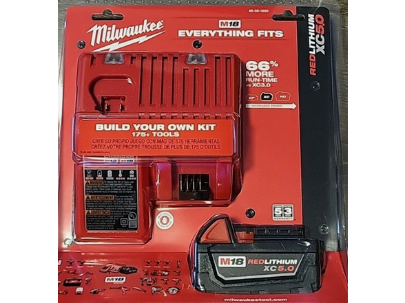Milwaukee 48-59-1850 M18 Xc 5.0 Starter Kit
