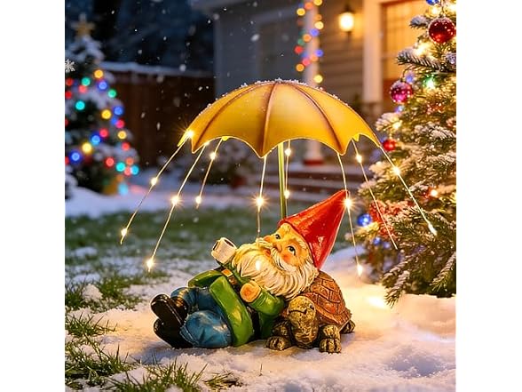 Brightown Solar Turtle Garden Decor Statue