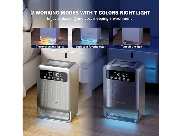 Frizzlife Air Dehumidifier with 35oz Water Tank