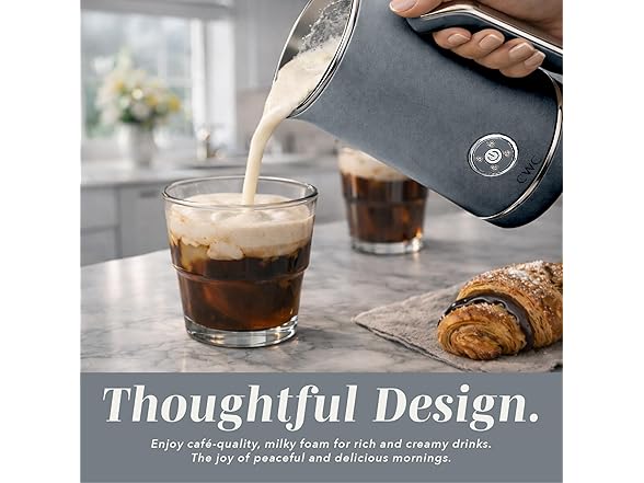 COOK WITH COLOR 4-in-1 Milk Steamer