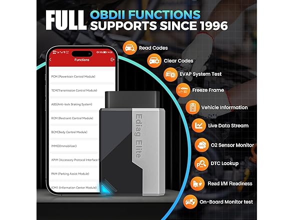 KINGBOLEN Ediag Elite OBD2 Scanner