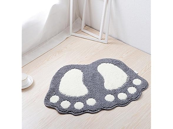 JIAN YA NA Non Slip Bath Toilet Mat Cute Big