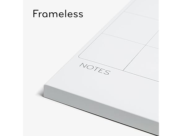U Brands Square Magnetic Dry Erase Calendar White Board
