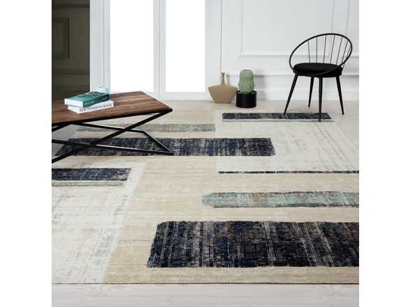 Art Moderna Indigo/Sandstone