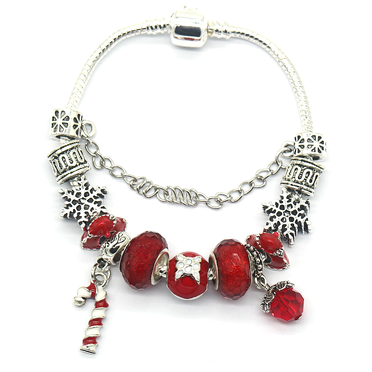 Murano Crystal Christmas Bracelet - Gallery 3