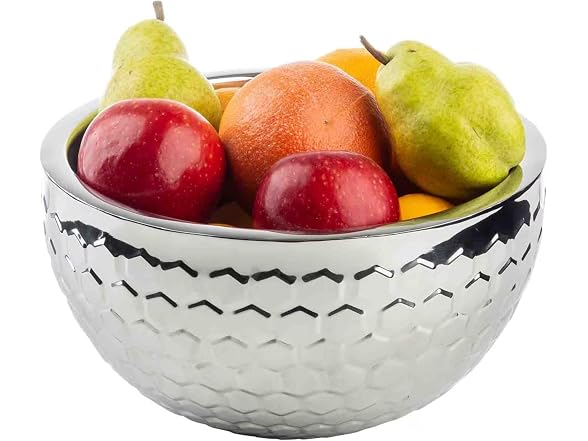 TableCraft 1838 Hive Collection Round Double Wall Bowl, 5 Quart 