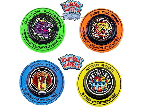 Cepia LLC Rumble Wheels Combo 4-Pack