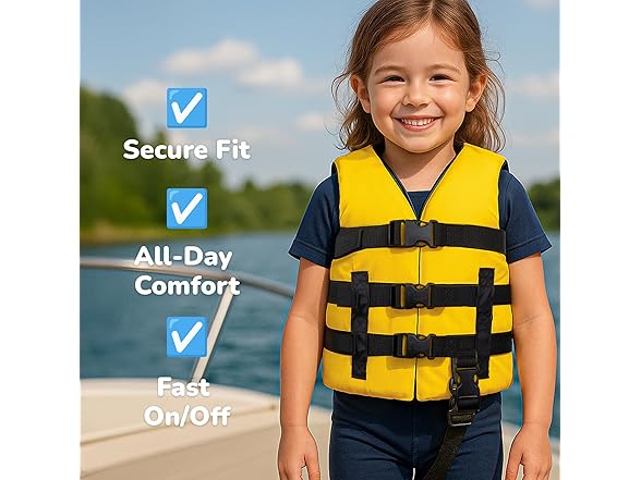 MW Watersports USCG Approved Kids Life Jacket - Gallery 6