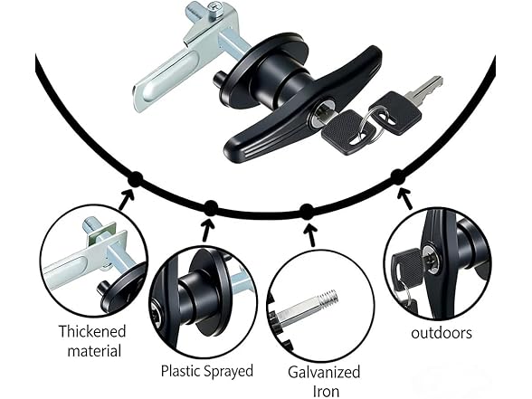 Hurrikom T-Handle Lock