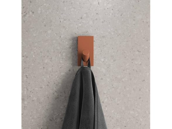Swiss Madison Monaco Concrete Bathroom Robe Hook, Terracotta