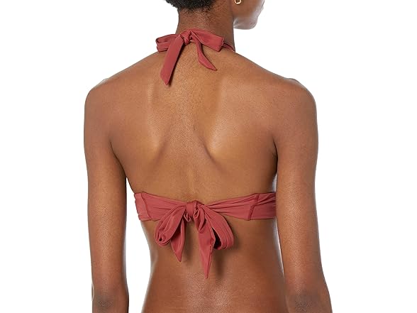 Amazon Essentials Womens Light Support Halter Bikini Top