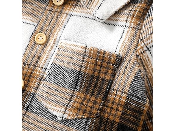 Toddler Flannel Plaid Button Shirt