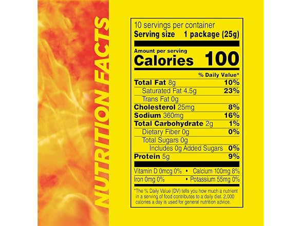 10CT Slim Jim Beef 'N Cheese Smoked Meat Sticks, Original