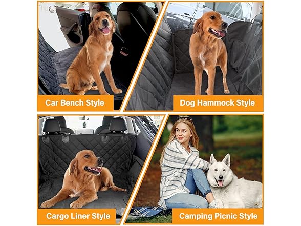 Simple Deluxe Dog Car Seat Cover