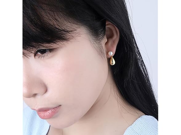Pearlfun Freshwater Pearl Drop Earrings