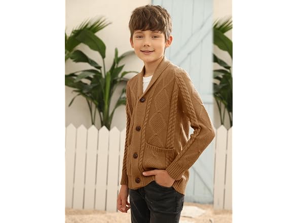 Inorin Boys (13-14 Years) Sweater Cardigan Coats
