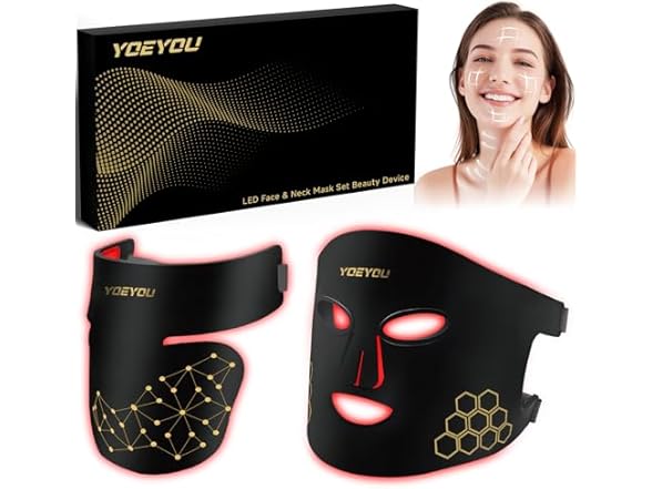 Red LightTherapy Mask Set