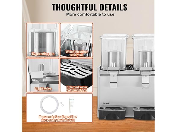 VEVOR Commercial Beverage Dispenser
