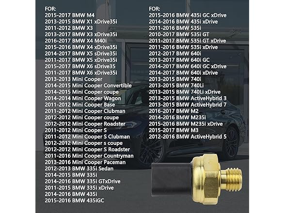 AMCC Oil Pressure Sensor BMW N13 N52