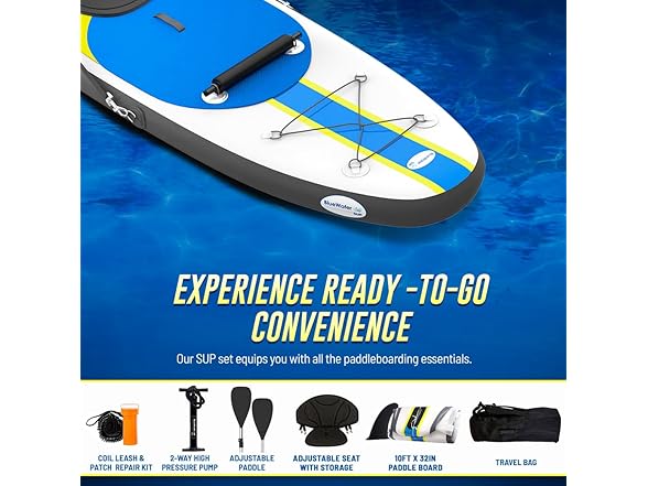 Blue Water Toys Portable Inflatable Cros