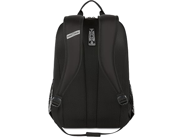 SwissGear Intro Laptop Backpack, Black, 17.5”x12”x6”