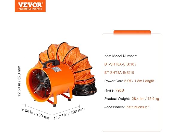 VEVOR Portable Ventilator