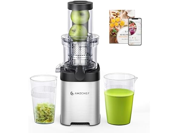 AMZCHEF Cold Press Juicer