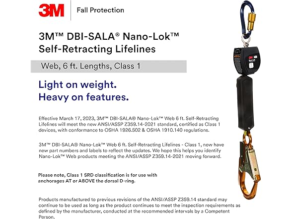 3M DBI-SALA Lifeline 6ft