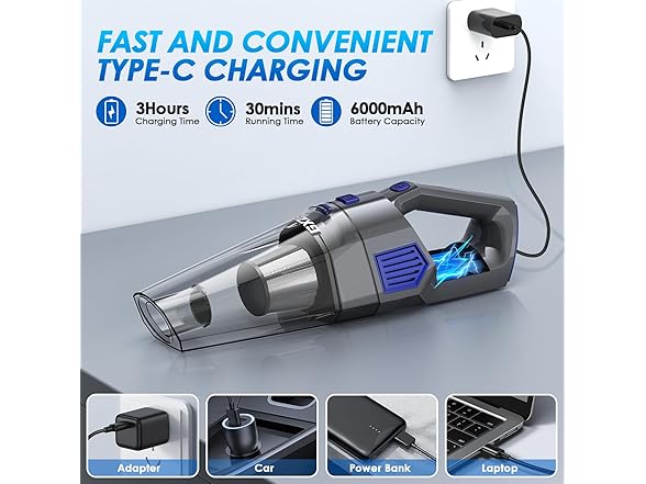 Gxzsk handheld vacuum cleaner