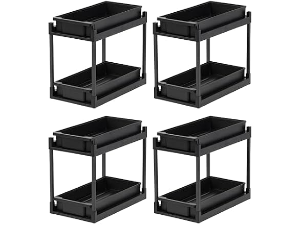 IRIS USA IRIS USA Under Sink Organizer, 4 Pack