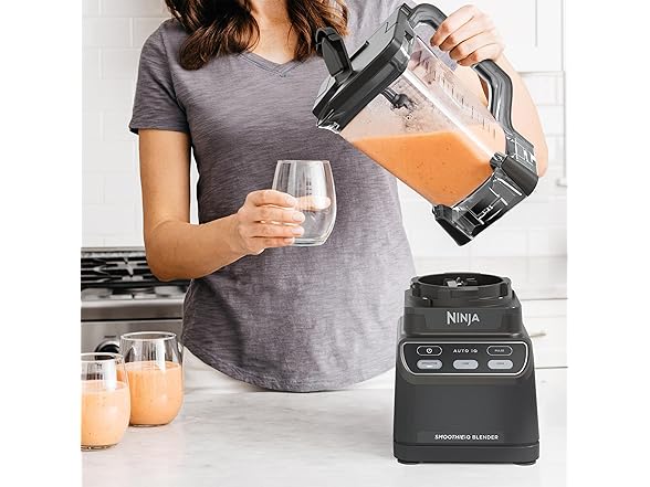 Ninja Smoothie iQ Blender, 1400 Watt Max, 70 oz Jug, Auto-iQ (Open Box)