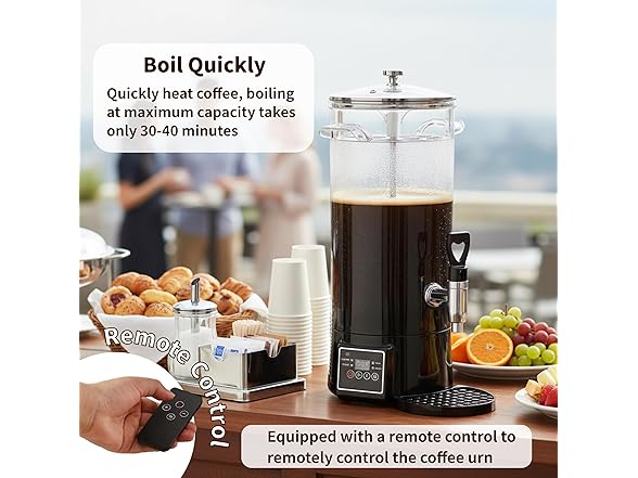 9.5L 60 Cup Commercial Coffee Maker 