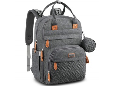$26.99, Was $43.49, 37% Off! BabbleRoo Diaper Bag Backpack dealfomo