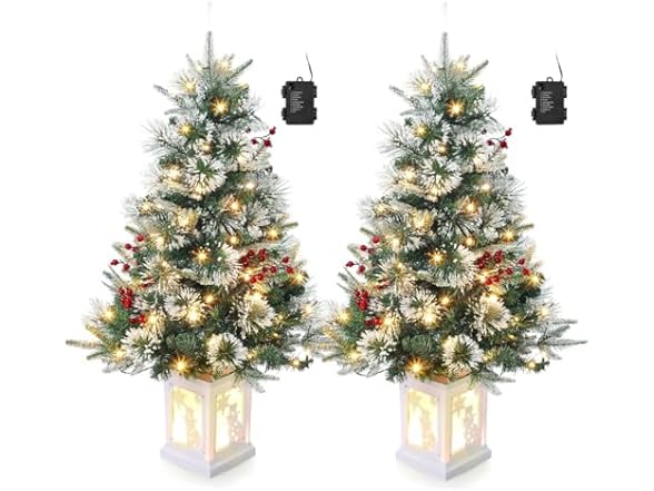 KISIQI 2 3FT Artificial Christmas Trees