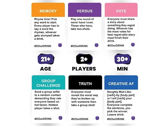 Do or Drink Naughty Edition Game