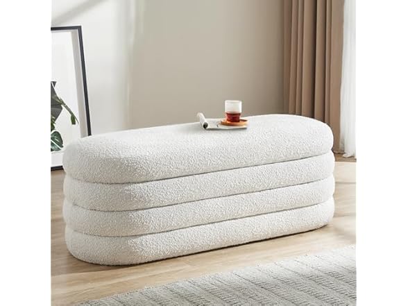 BFD Storage Ottoman Bench, 49.2"
