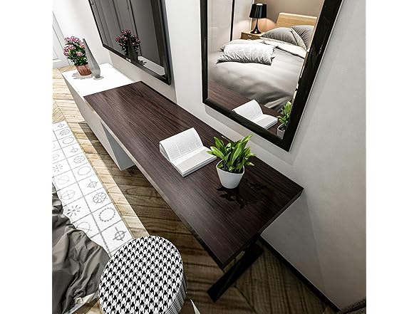 120"x17" Wood Grain Wallpaper Black