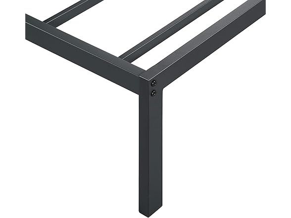 PrimaSleep 18" Tall Full Steel Slat Bed