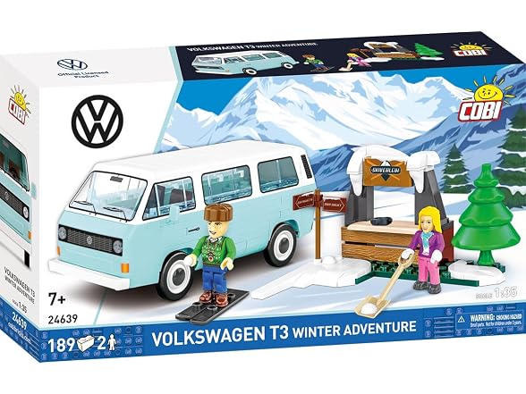 COBI Volkswagen Winter Adventure VW T3 Building Set