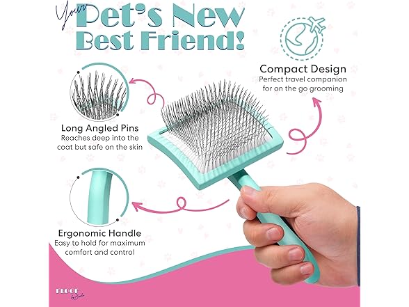 Floof by Brodie Dog Grooming Slicker Wire Brush
