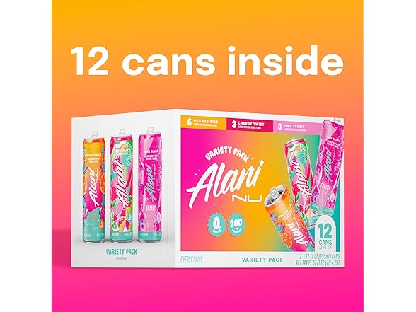 12PK Alani Nu VARIETY PACK