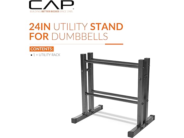 CAP Barbell 24" Utility Rack for Dumbbells