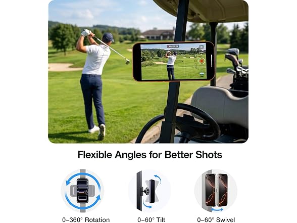 MeBetter Golf Cart Phone Holder