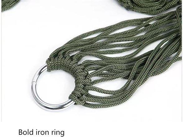 Nylon Rope Portable Outdoor Camping Hammock