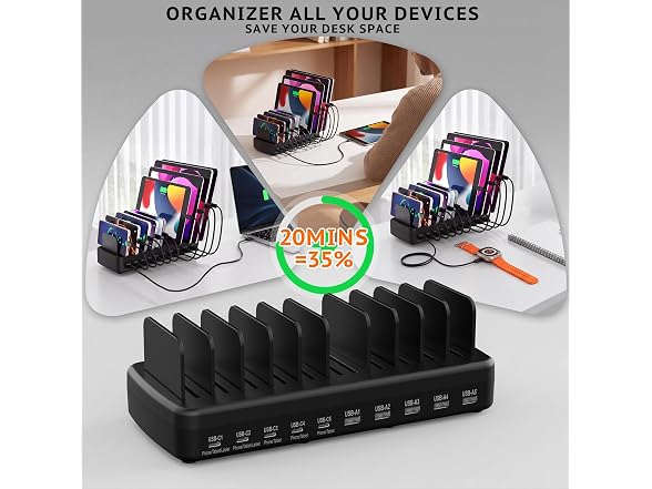 cocofast Multi-Device Charging Station