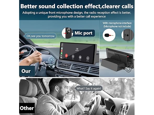 9.3" CarPlay Screen w/ GPS & Speakers