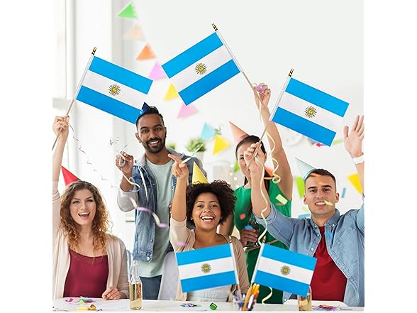 WEITBF Argentina Flags 8x12" 12pc