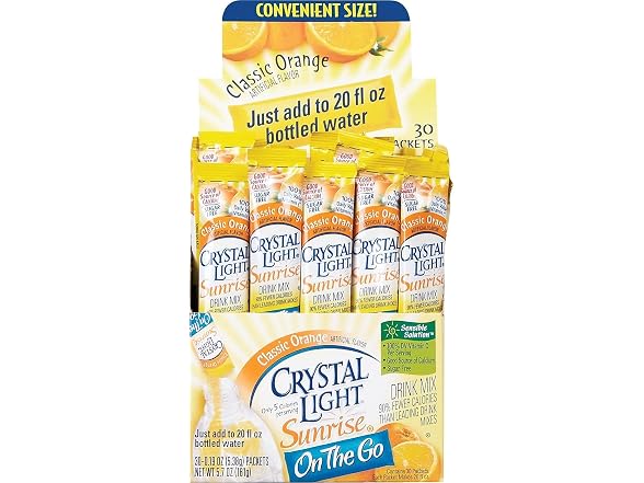 Crystal | Light On the Go Drink 30 Count