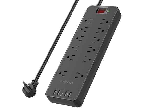 Surge Protector Power Strip | 12 Outlets