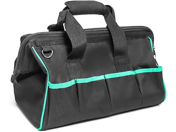 Litheli Tough Tool Bag 16-inch, Close Top